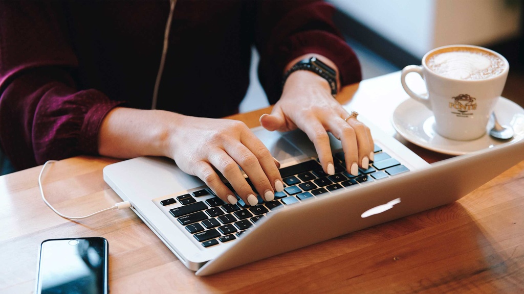 Typing on a computer
